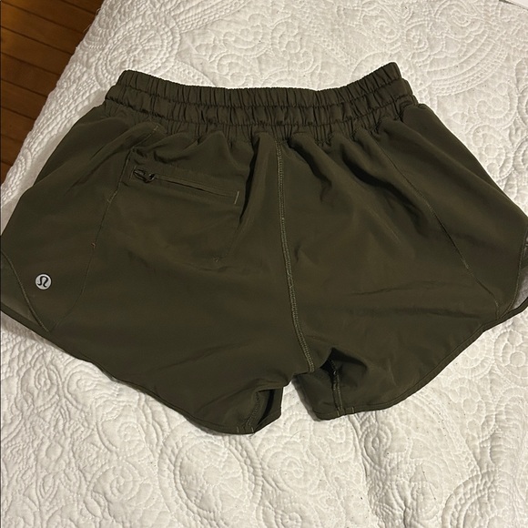 lululemon athletica Dark Green Athletic Shorts - Picture 2 of 5